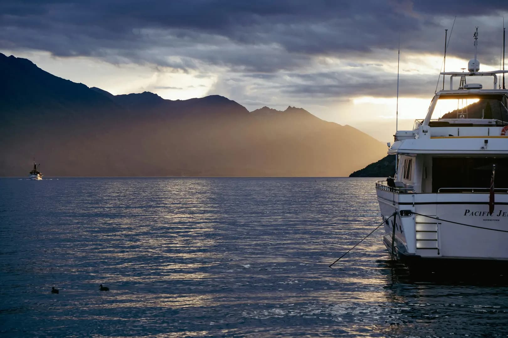 Yacht on the sea
